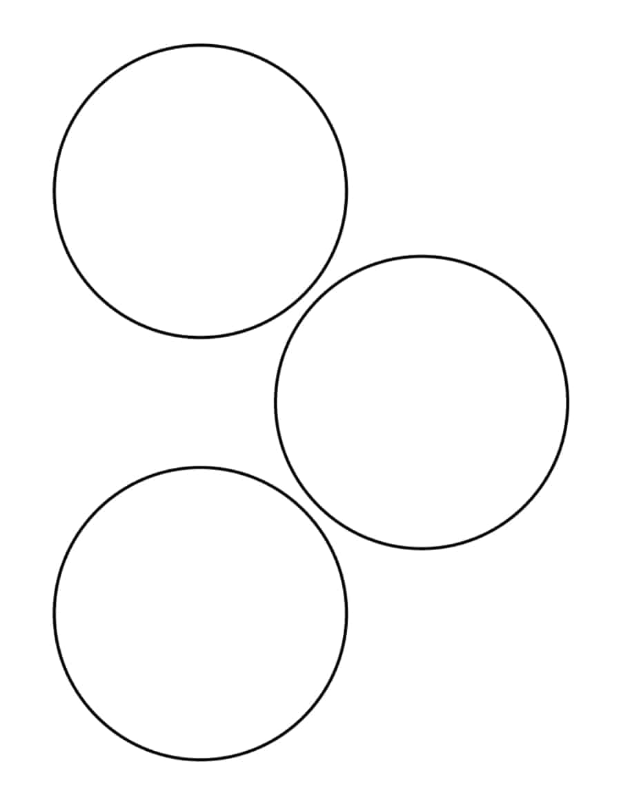4 Inch Circle Coloring Pages Pdf Free Vectors